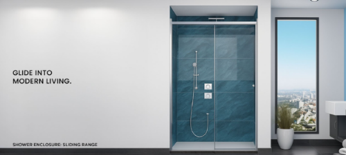 Jaquar walk in shower 